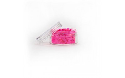 Chunky glitter fluoresent pink (8ml)